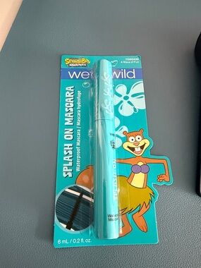 wet n wild Mascara in Teal SpongeBob Packaging